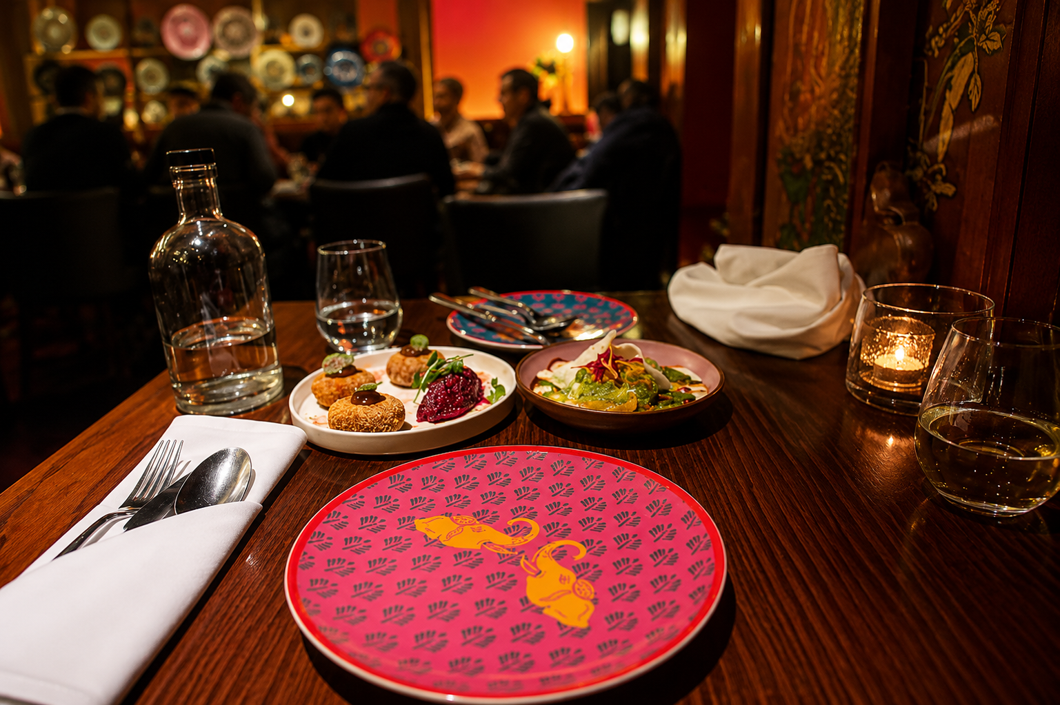 Indian restaurant near Regent Street London – Colonel Saab Holborn Hall luxury dining room
