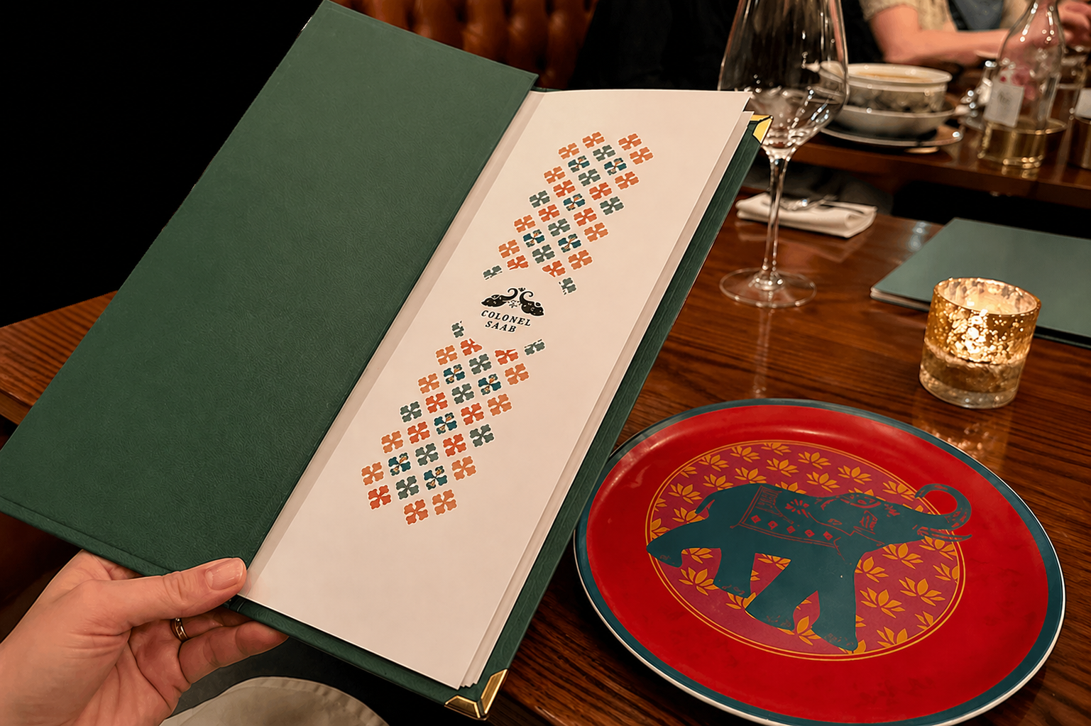 best indian dishes at Colonel Saab London menu